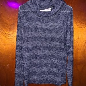 Navy blue knit Old navy Cowles neck sweater